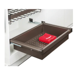 Rổ bằng kim loại Hafele 807.95.151, KT 764 x 475 x 150, màu trắng