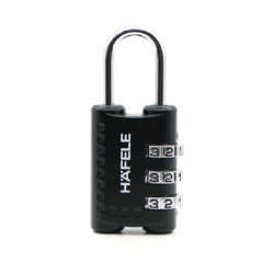 Khóa số Hafele 20301 - 482.09.003, màu đen