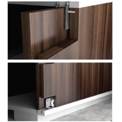 Bộ phụ kiện Hafele không bao gồm ray 494.00.110 - Cửa trượt thẳng (lọt lòng) SLIDO CLASSIC 40 IF