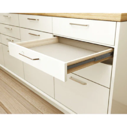 Ray bi Hafele - Matrix 494.02.062, Có giảm chấn màu sáng, dài 350mm, tải trọng 30kg