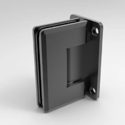 Bản lề kính tường 90° Hafele 499.05.851, màu đen mờ