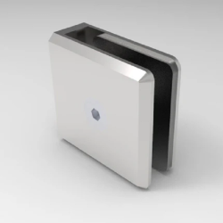 Kẹp kính tường 90° Hafele 499.05.860, màu inox bóng