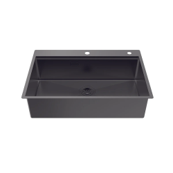 Chậu bếp Inox Hafele 567.24.485 WS R10 HS25-SSN1S-7650, màu đen