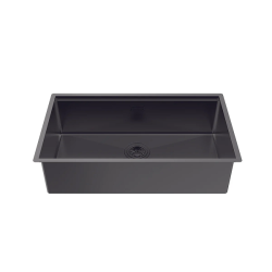 Chậu bếp Inox Hafele 567.24.487 WS R10 HS25-SSN1S-7644, màu đen