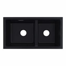 Chậu đá Hafele 577.25.310 ESSENCE HS22-GEN2S90, chậu đôi, màu đen
