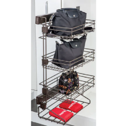 Rổ kéo đa năng Hafele 807.95.880, bên trái, màu trắng