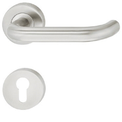 Tay gạt cửa trên nắp chụp tay nắm 903.92.586 , Cửa chống cháy Hafele Startec, mẫu LDH 2170, thép không gỉ