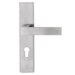 Tay nắm gạt đế dài 903.98.463, Inox, Startec, hướng cửa : mở về bên phải