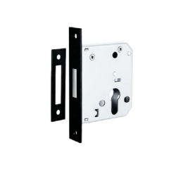 Thân khóa chốt chết Hafele 911.22.477, màu đen mờ