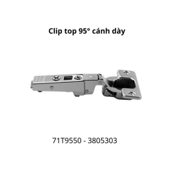 Bản lề CLIP top góc mở 95° 71T9550 3805303, trùm hết