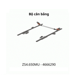 Bộ cân bằng n dùng cho ngăn kéo MERIVOBOX có chiều ngang 900-1.400mm, ZS4.650MU, 4666290
