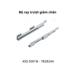 Bộ ray trượt giảm chấn Blum dài 500mm 450.5001B, 7828244