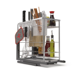 Bộ rổ gia vị Hafele - Sonata ( có kèm khay đũa ) 549.20.012