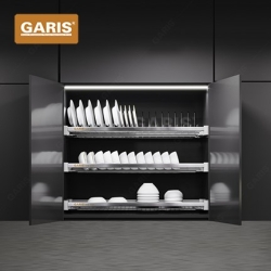 GIÁ BÁT ĐĨA CỐ ĐỊNH 3 TẦNG NAN TRÒN GARIS GB07.90E/GB07.80E