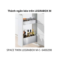 Gia vị kéo blum SPACE TWIN LEGRABOX M-C, rộng 200 -300mm, 6400298