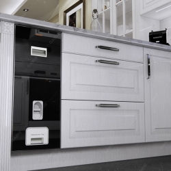 THÙNG GẠO MẶT KÍNH ĐEN 12KG GARIS GR06.26B