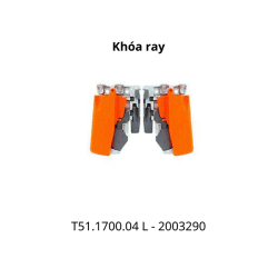 Khóa ray Blum TANDEM T51.1700.04 L 2003290, trái
