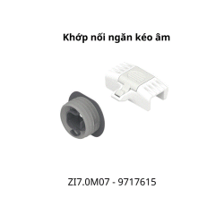 Khớp nối ngăn kéo âm blum MERIVOBOX ZI7.0M07, 9717615, trắng