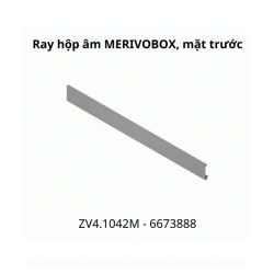 Mặt trước Ray hộp âm MERIVOBOX ZV4.1042M, 6673888, xám đậm