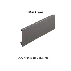 Ray hộp âm LEGRABOX mặt trước 1.043mm, ZV7.1043C01, 8937075