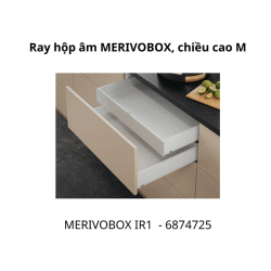 Ray hộp âm MERIVOBOX IR1, chiều cao M, 6874725, xám nhạt