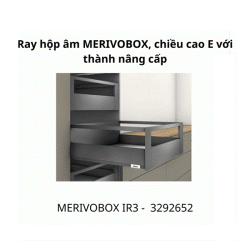 Ray hộp âm MERIVOBOX IR3, chiều cao E, 3292652,xám đậm