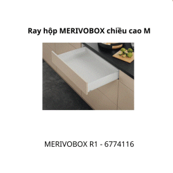 Ray hộp MERIVOBOX R1 chiều cao M, 91mm, 6774116, Trắng