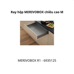 Ray hộp MERIVOBOX R1 chiều cao M, 91mm, 6935125 xám đậm