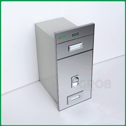 THÙNG GẠO GƯƠNG 2 NGĂN RB2-300B, RB2-300W