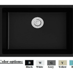 Chậu Rửa Chén Đá Granite 1 Hộc Âm Bàn Nhập Khẩu GOLICAA GAD-6146D