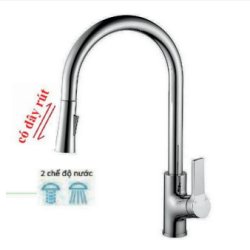 Vòi rửa chén nóng lạnh GOLICAA GL-442