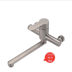 Vòi rửa chén âm tường nóng lạnh GOLICAA GL-455