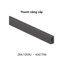 Thanh nâng cấp ray hộp âm MERIVOBOX ZR4.1059U, 4367706, xám nhạt