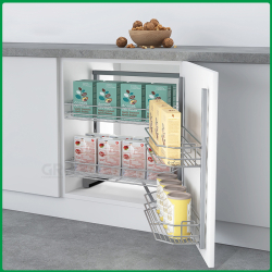 Tủ đồ khô 2 tầng inox sợi 304 UB- 245, UB- 260