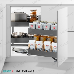 Kệ Góc Liên Hoàn Grandx Titanium XMC.45TL/XMC.45TR