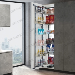 Tủ đồ khô 6 tầng nan dẹt SUS3O4 cánh mở Grandx Sirius XPR.450S