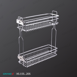 Kệ đựng chai lọ gia vị nan dẹt Grandx Sirius XS.15S/XS.20S