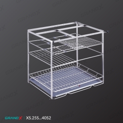 Giá đựng chai lọ gia vị nan dẹt Grandx Sirius XS.25S/XS.30S/XS.34S/XS.40S