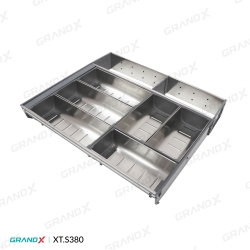 Khay chia thìa nĩa đa năng SUS304 Grandx Cutlery Tray XT.S380