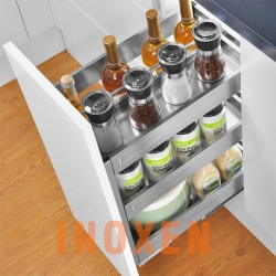 Giá để chai lọ gia vị Inox hộp BH-20C/25/30/35/40 Inoxen