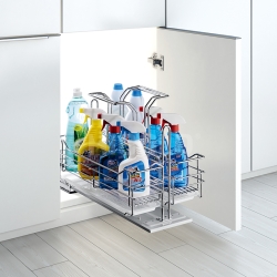 Giá đôi để chai lọ chất tẩy rửa Inoxen TRT304-350mm